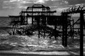 Remains of Brighton's West Pier, Brighton.UK