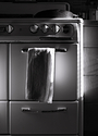 her stove at sunrise