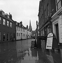 LICHFIELD Staffordshire in the RAIN !