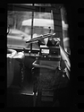 Inside Idling Bus