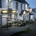 The Victory Inn at Night