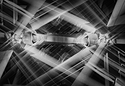Crossing beams