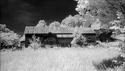 Old barn in infrared