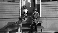 Girl and dog, 1920's.jpg
