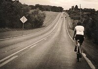 Approaching the peloton
