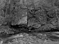 Lower White Oak Canyon at dusk