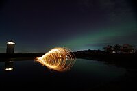 Wire wool spinning