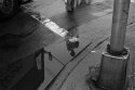 corner in the rain