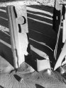 Light through weathered metal