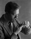 Doug Lighting His Pipe