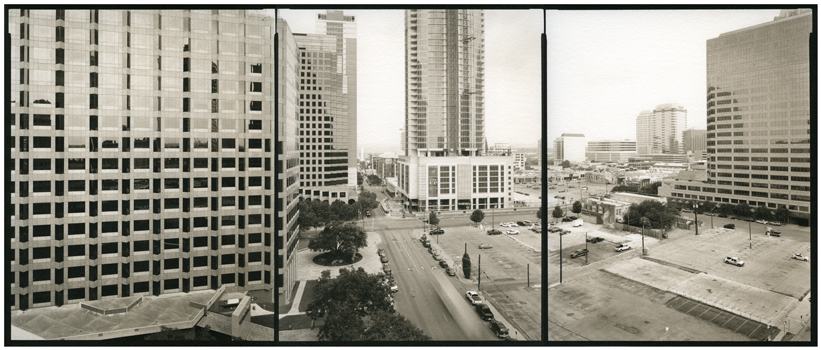 10x24 tryptich - downtown Austin, Texas