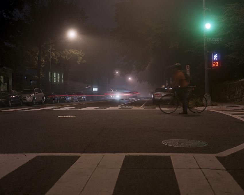 11th & Euclid, Bold Cyclist, Fog