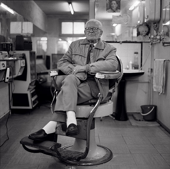 81 years old barber