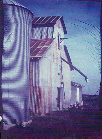 8x10 Polaroid Emulsion Lift, Sharpe Elevator