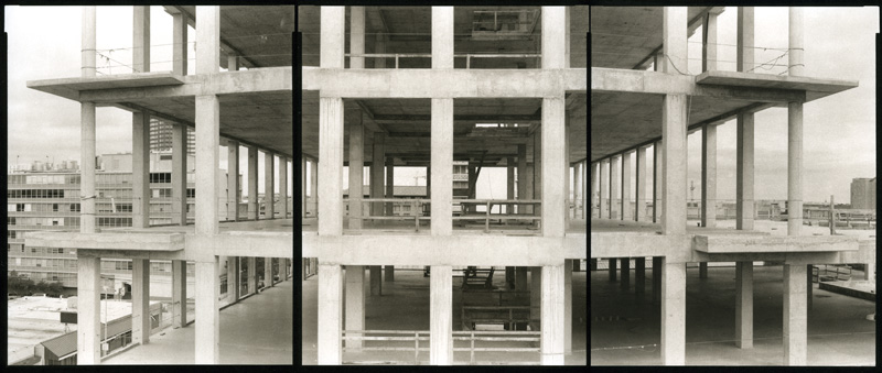 8x10 Triptych - Construction Site