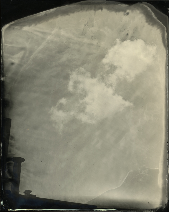 8x10 wet plate - clouds