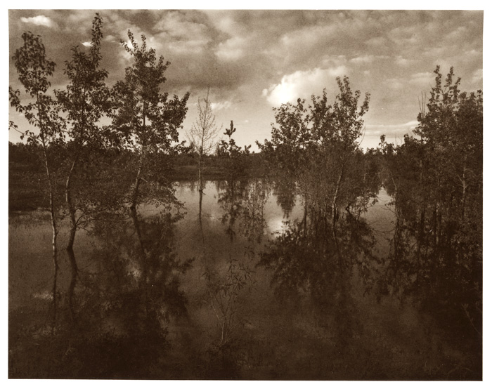 A funny little pond (lith)
