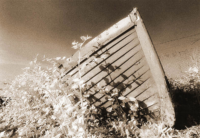Ababdoned old fishing boat