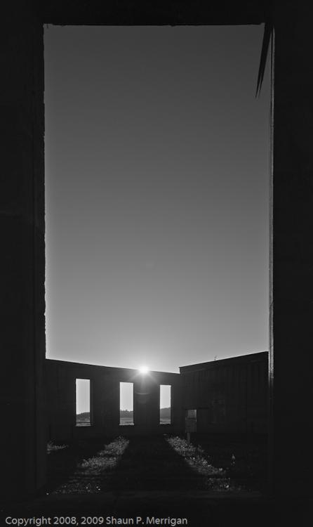 Abandoned Roundhouse Sunrise Series