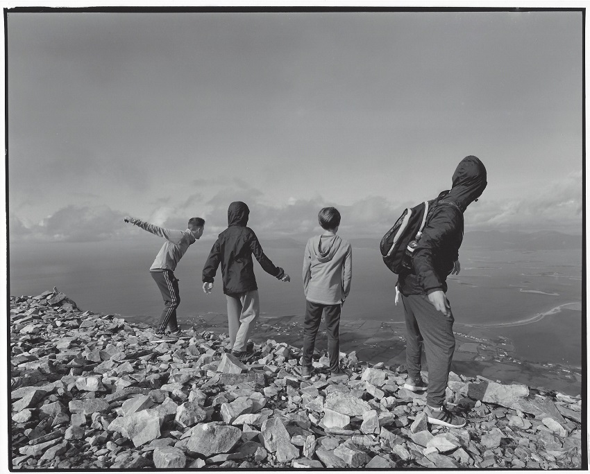 Above Clew Bay on Croagh Patrick