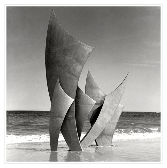 Along the coast of Normandy