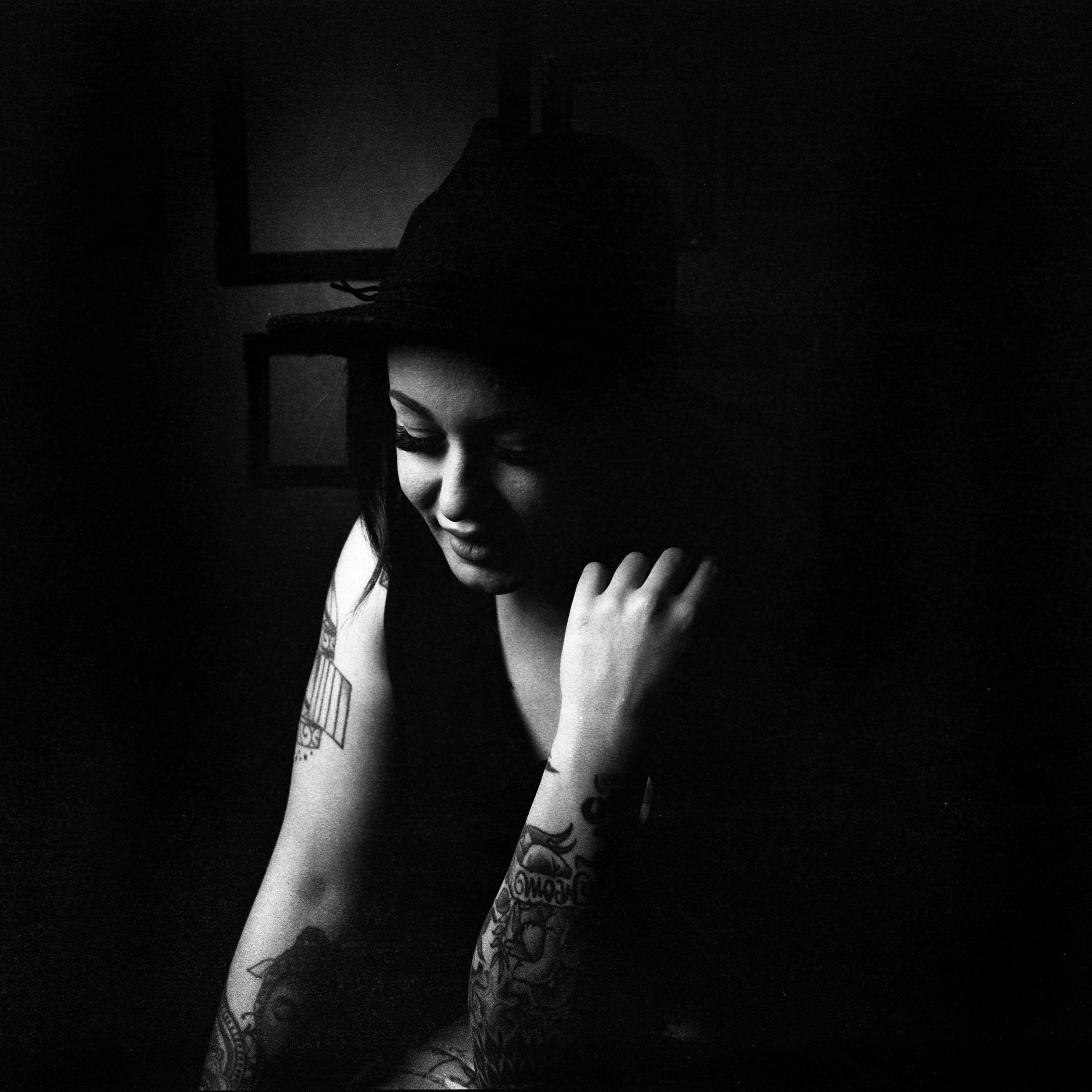 Aly in studio