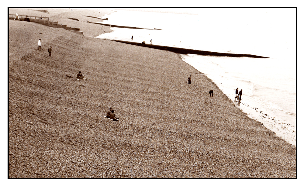 An English beach