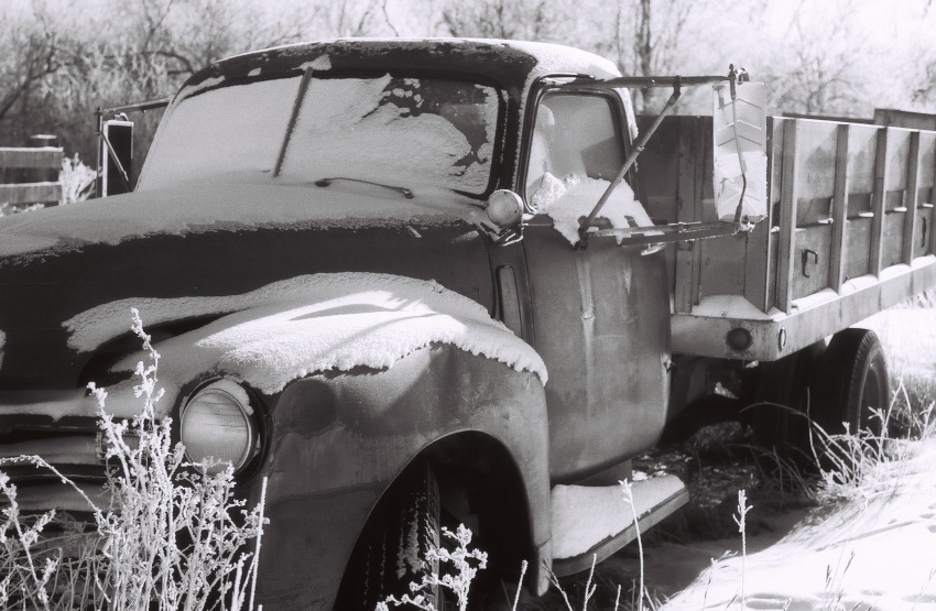 An old truck, of course