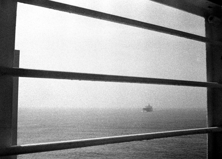 Aproching ship