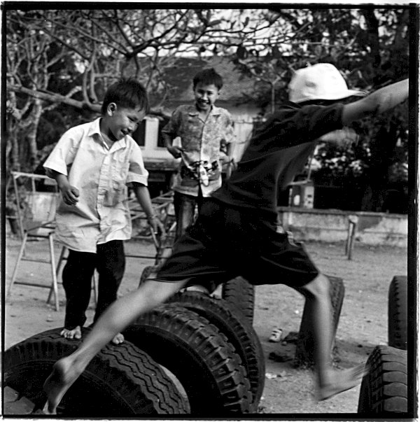 Around Schools In The South Of Laos