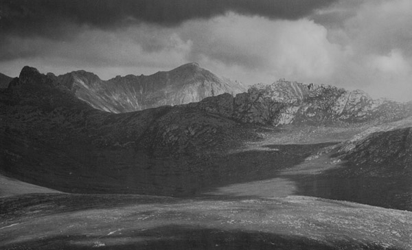 Arran Mountains from above Coire Fhion Lochain