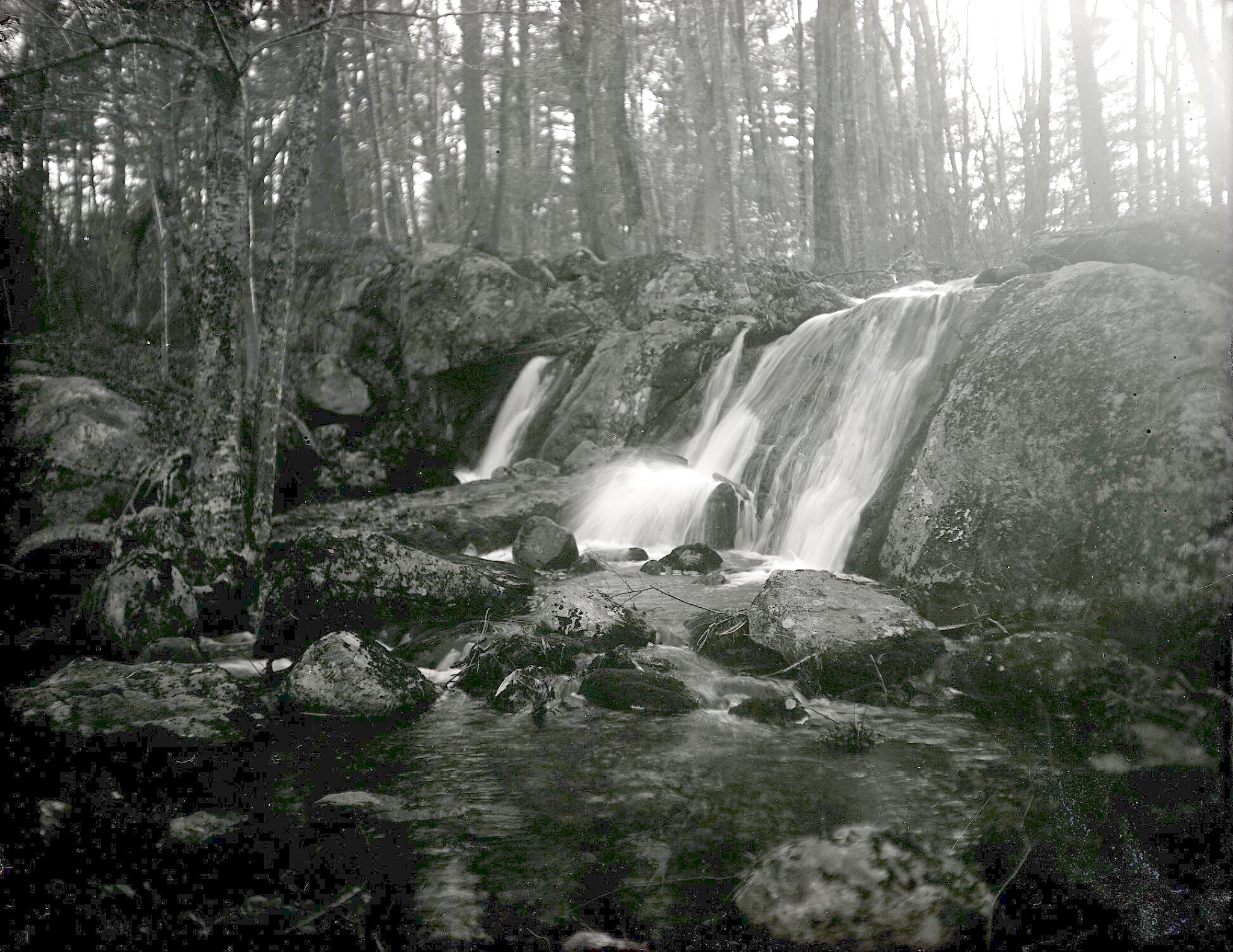 ASA 64 Dry Plate - Falls at Mill Pond