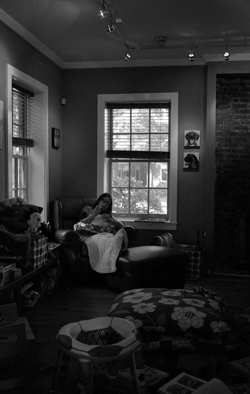 at home