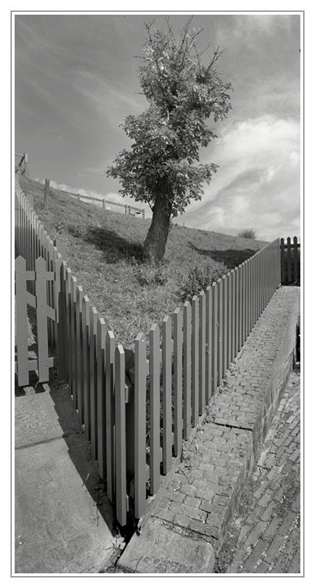 At the corner