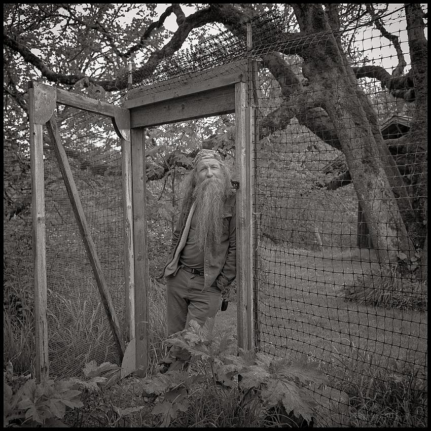 At the gate by the big Oak