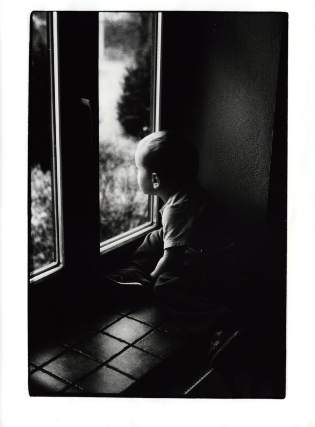 At the window ...