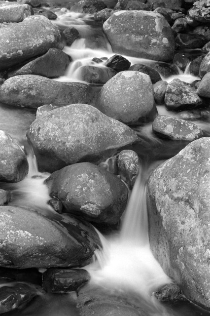 B&w Rocks