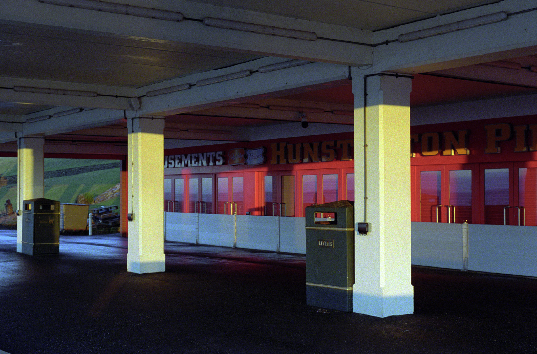 Back of the amusements