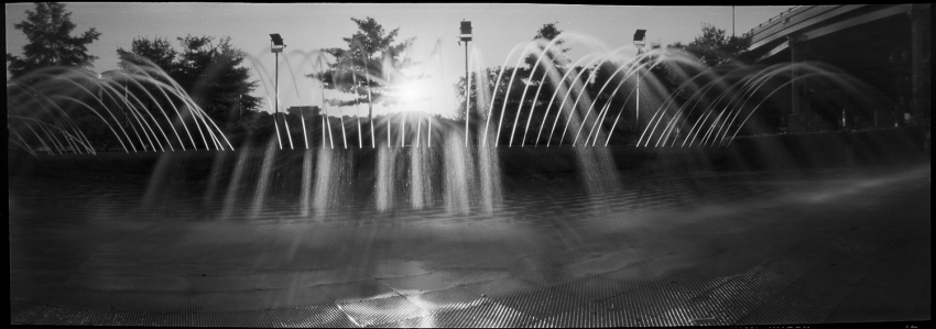Backlit Fountain, Georgetown