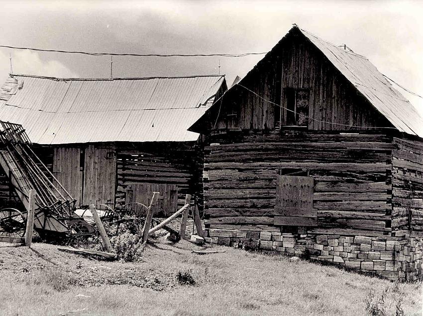 Bailing Equipment and Barn