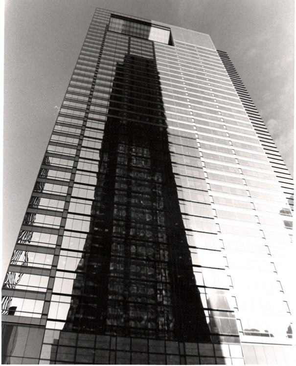 Bank One Plaza reflected