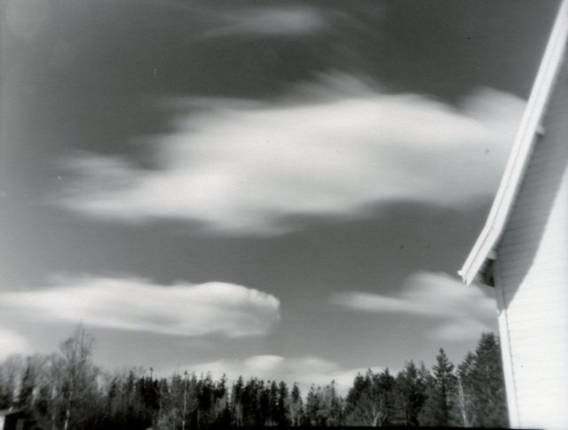 Barn and Clouds pinhole