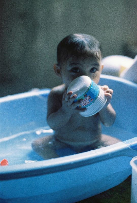 Bathing time.
