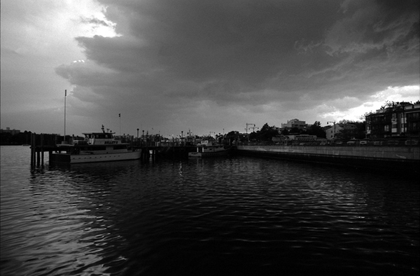 bay under cloud