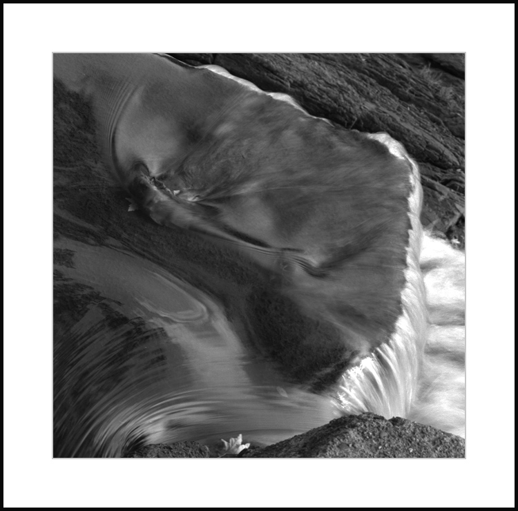 Beacon Falls with Leaf