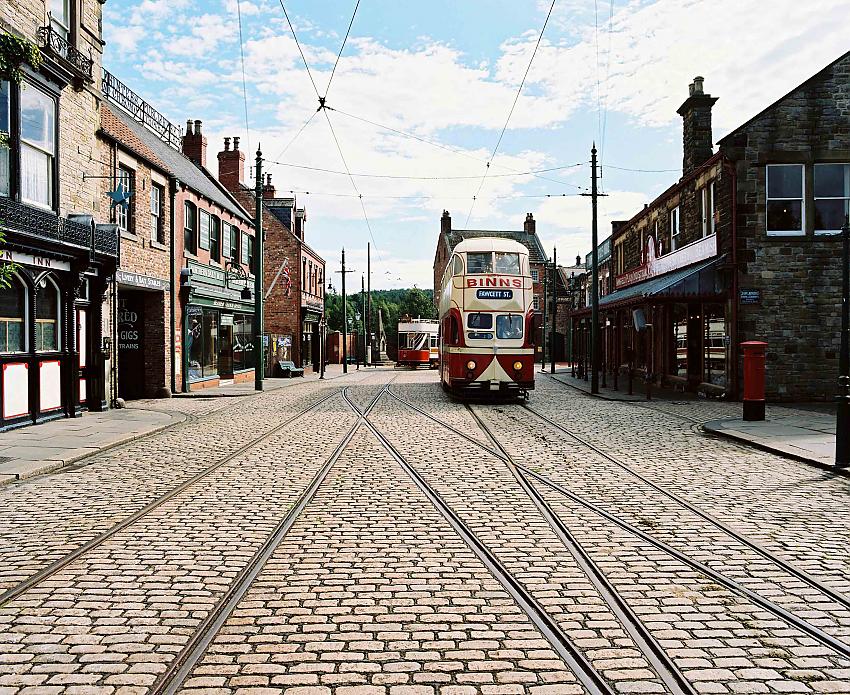 Beamish museum, town centre, 2013