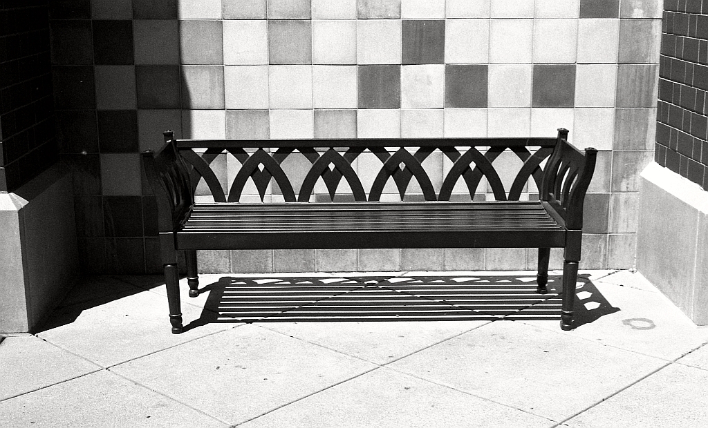 Bench at The Fountains