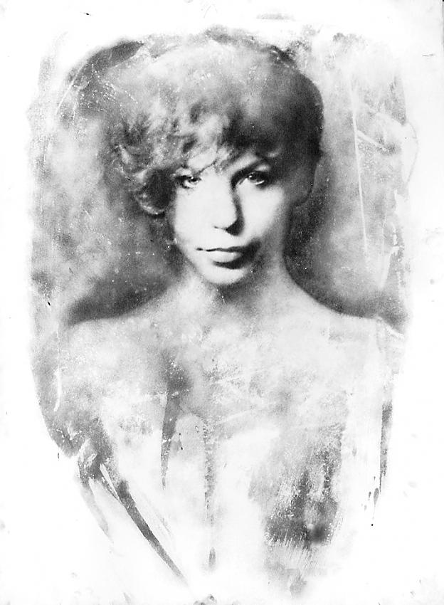 Big Bromoil portrait "Ilka"