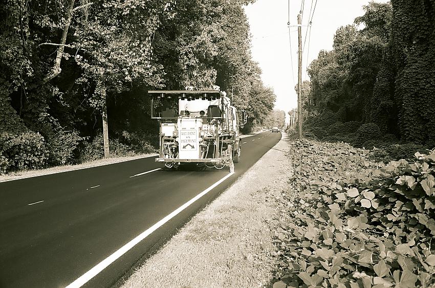 Black and white on black and white