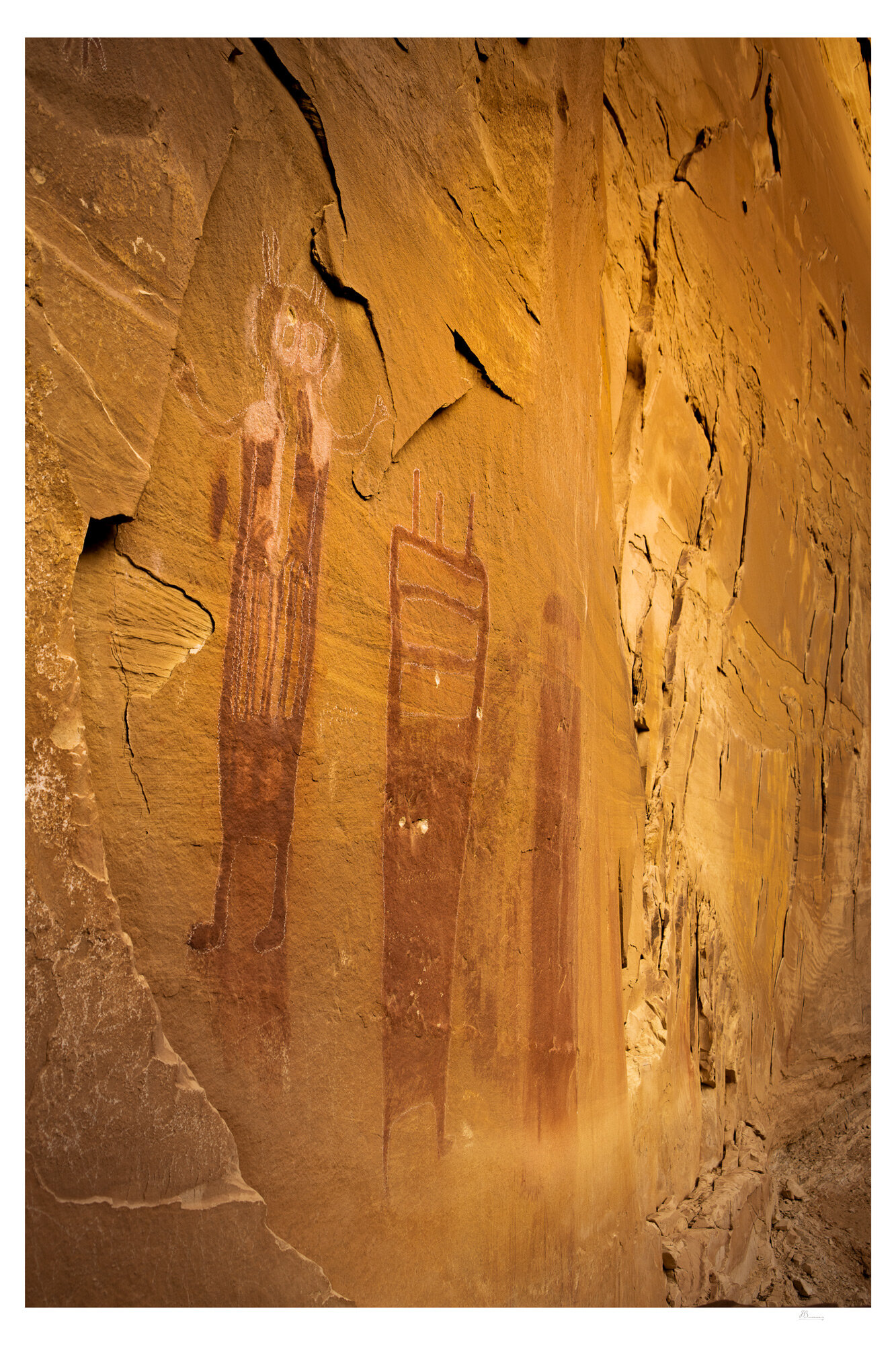 Black Dragon Pictograph, Panel 1